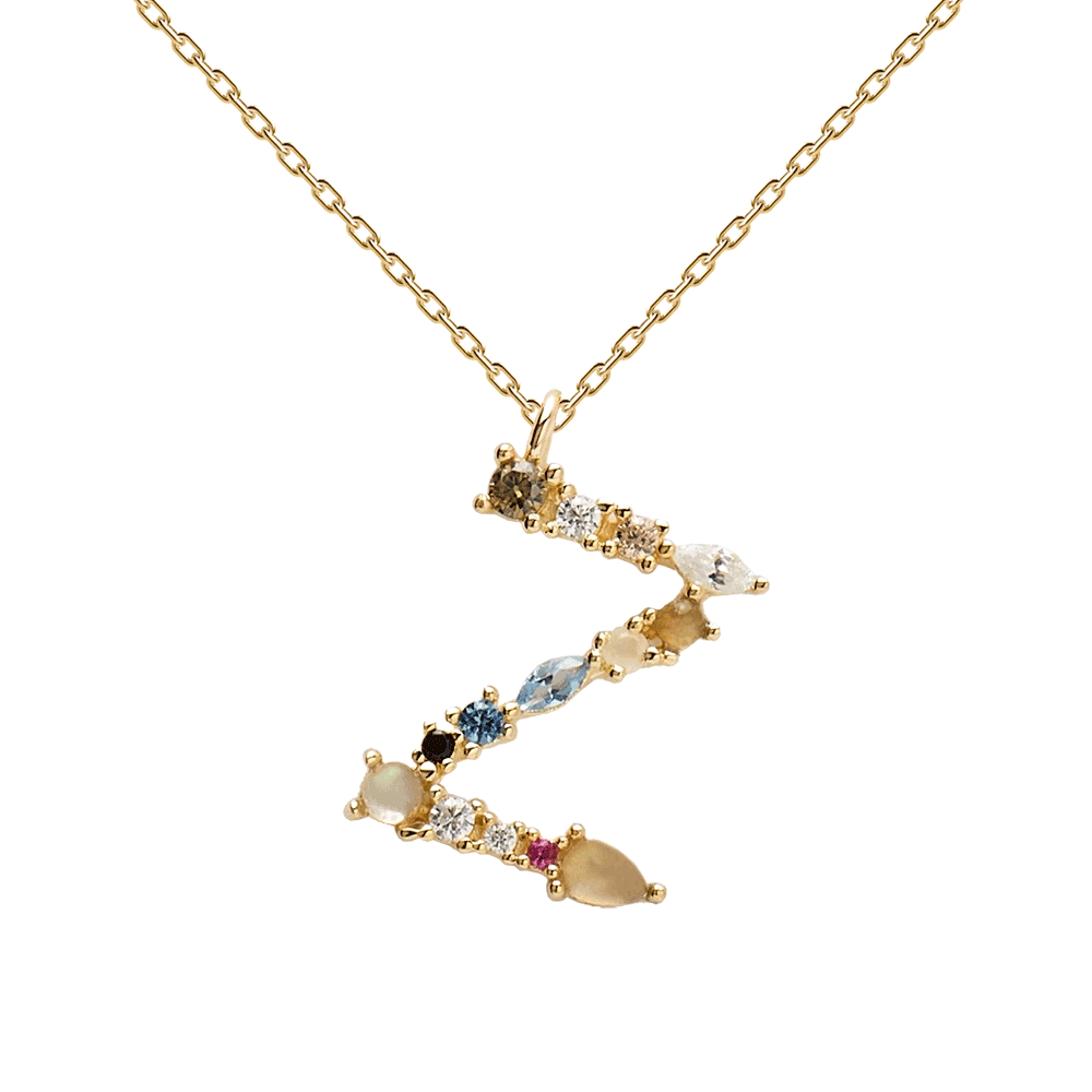 P D PAOLA ACCESSORIES Letter Z Necklace 1 P D PAOLA ACCESSORIES Letter Z Necklace