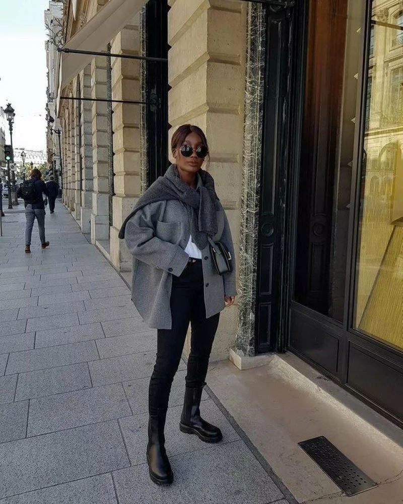 FLATTERED Lia Black Leather Chelsea Boots 6 FLATTERED Lia Black Leather Chelsea Boots