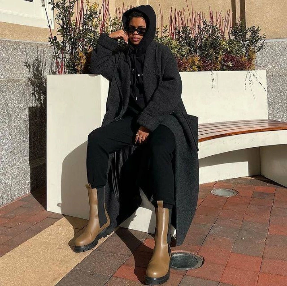 FLATTERED Lia Brown Leather Chelsea Boots SHOES 10 FLATTERED Lia Brown Leather Chelsea Boots SHOES