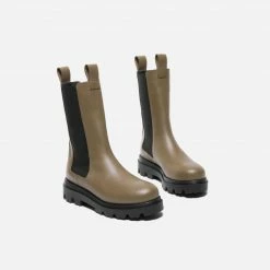 FLATTERED Lia Brown Leather Chelsea Boots SHOES 12 FLATTERED Lia Brown Leather Chelsea Boots SHOES