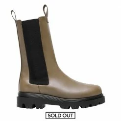 FLATTERED Lia Brown Leather Chelsea Boots SHOES