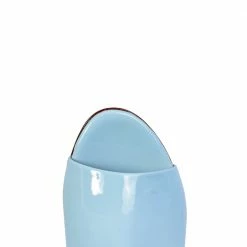APAIR SHOES Light Blue Patent Mule
