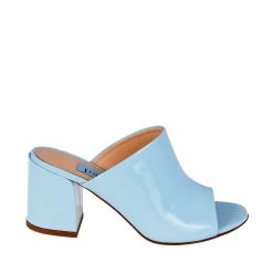 APAIR SHOES Light Blue Patent Mule