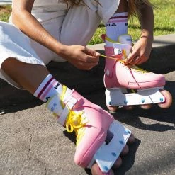 IMPALA ROLLERSKATES SHOES Lightspeed Inline Skate Pink Yellow