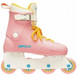 IMPALA ROLLERSKATES SHOES Lightspeed Inline Skate Pink Yellow