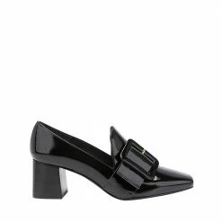 FLATTERED Lily Patent Leather Black Shoes