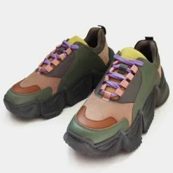 ANOTHER PROJECT SHOES Lolly Sneakers Multi Army Green