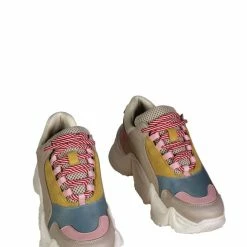 ANOTHER PROJECT SHOES Lolly Sneakers Multi Grey Pink 10 ANOTHER PROJECT SHOES Lolly Sneakers Multi Grey Pink