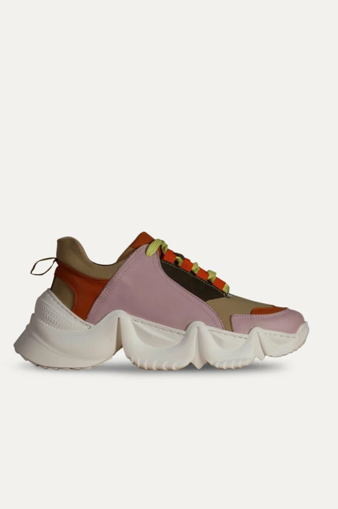 ANOTHER PROJECT Lolly Sneakers Multi Pink Orange SHOES 6 ANOTHER PROJECT Lolly Sneakers Multi Pink Orange SHOES