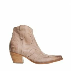 BUKELA Lucy Taupe Western Boots