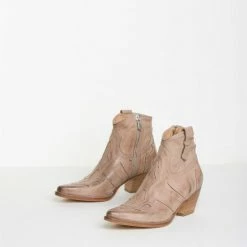 BUKELA Lucy Taupe Western Boots