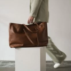 FLATTERED NEW IN Luka Cognac Tote Bag