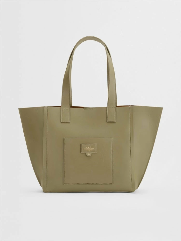 ATP ATELIER Lunano Sage Green Tote Bag BAGS 3 ATP ATELIER Lunano Sage Green Tote Bag BAGS