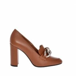 AKAADA Mai Cognac Leather Shoes