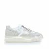 VOILE BLANCHE SHOES Malvina White Silver Chunky Sneakers