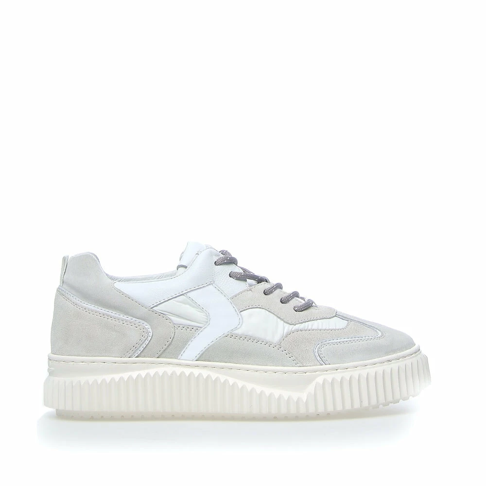 VOILE BLANCHE SHOES Malvina White Silver Chunky Sneakers 1 VOILE BLANCHE SHOES Malvina White Silver Chunky Sneakers