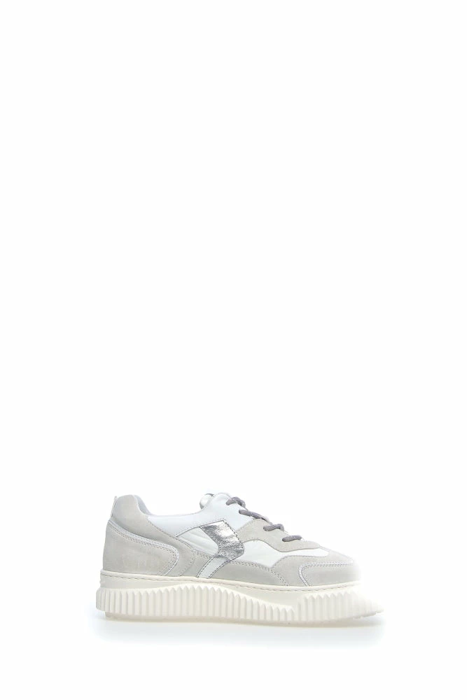 VOILE BLANCHE SHOES Malvina White Silver Chunky Sneakers 4 VOILE BLANCHE SHOES Malvina White Silver Chunky Sneakers