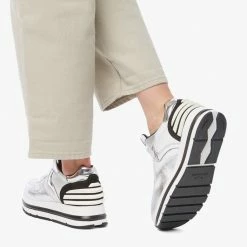 VOILE BLANCHE Maran Power Silver Chunky Sneakers