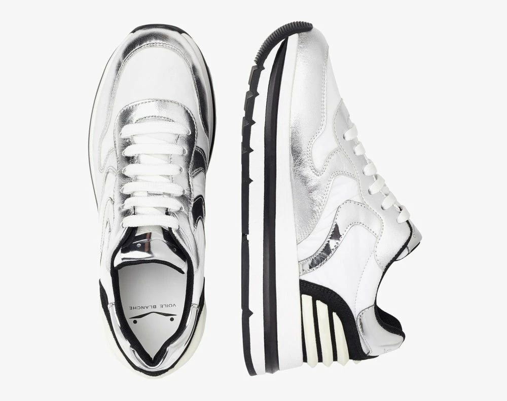 VOILE BLANCHE Maran Power Silver Chunky Sneakers 4 VOILE BLANCHE Maran Power Silver Chunky Sneakers