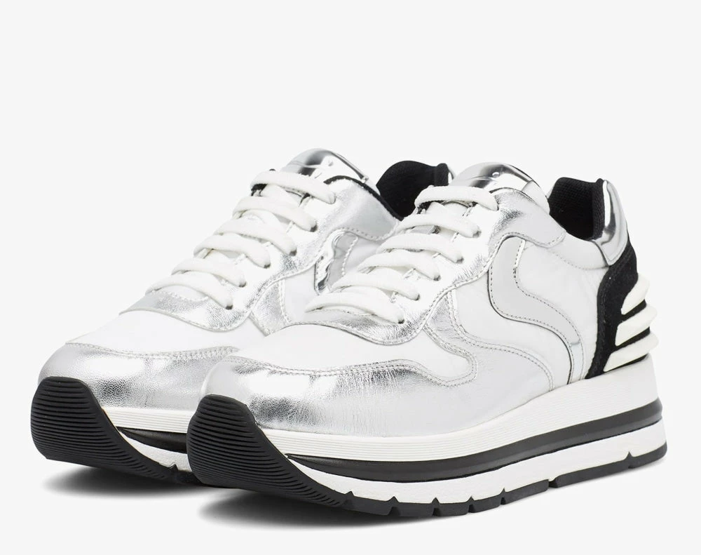 VOILE BLANCHE Maran Power Silver Chunky Sneakers 3 VOILE BLANCHE Maran Power Silver Chunky Sneakers