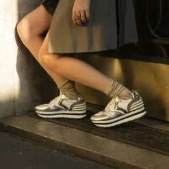 VOILE BLANCHE Maran Power Silver Chunky Sneakers 15 VOILE BLANCHE Maran Power Silver Chunky Sneakers