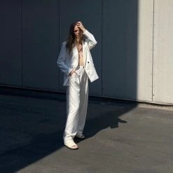 IVYLEE COPENHAGEN Marley Off White Leather Puffy Sandals