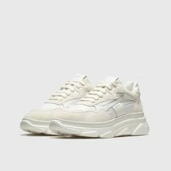 COPENHAGEN STUDIOS Material Mix White Chunky Sneakers