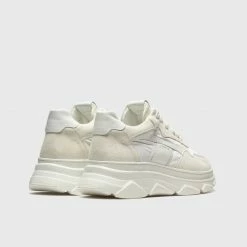 COPENHAGEN STUDIOS Material Mix White Chunky Sneakers
