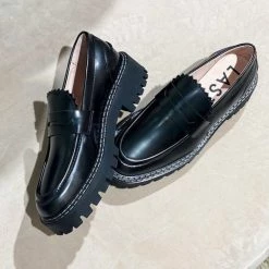 LÄST SHOES Matter Loafers Polido Black