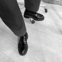 LÄST SHOES Matter Loafers Polido Black