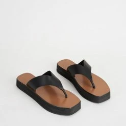 ATP ATELIER Melitto Black Platform Sandals