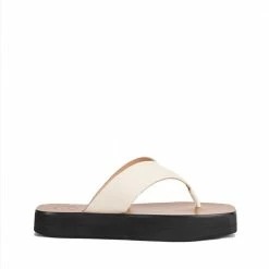 ATP ATELIER Melitto Ice White Platform Sandals