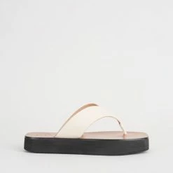 ATP ATELIER Melitto Ice White Platform Sandals