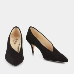 IVYLEE COPENHAGEN Mia Black Suede Pumps SHOES 5 IVYLEE COPENHAGEN Mia Black Suede Pumps SHOES