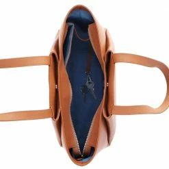 KAAI Midi Pyramid Cognac Bag