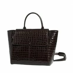 KAAI Mini Hero Croco Chocolate Bag BAGS