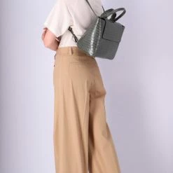 KAAI Mini Hero Croco Wild Green Bag BAGS