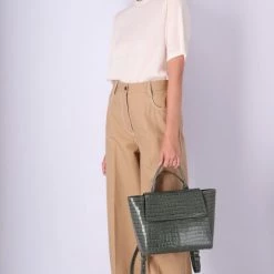 KAAI Mini Hero Croco Wild Green Bag BAGS