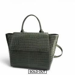 KAAI Mini Hero Croco Wild Green Bag BAGS