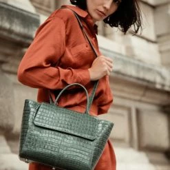 KAAI Mini Hero Croco Wild Green Bag BAGS