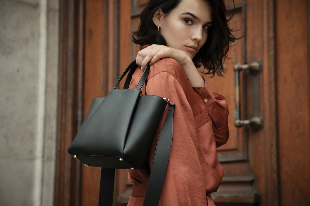 KAAI Mini Pyramid Black Bag BAGS 2 KAAI Mini Pyramid Black Bag BAGS