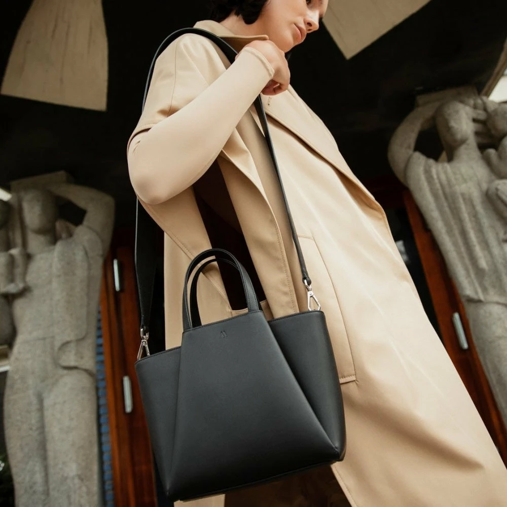 KAAI Mini Pyramid Black Bag BAGS 5 KAAI Mini Pyramid Black Bag BAGS