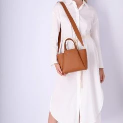 KAAI BAGS Mini Pyramid Cognac Bag