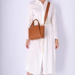 KAAI BAGS Mini Pyramid Cognac Bag