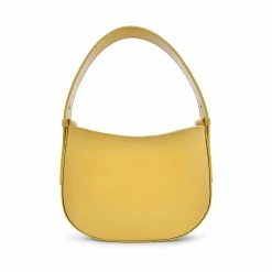 AKAADA Mio Yellow Semi Patent Leather Shoulder Bag