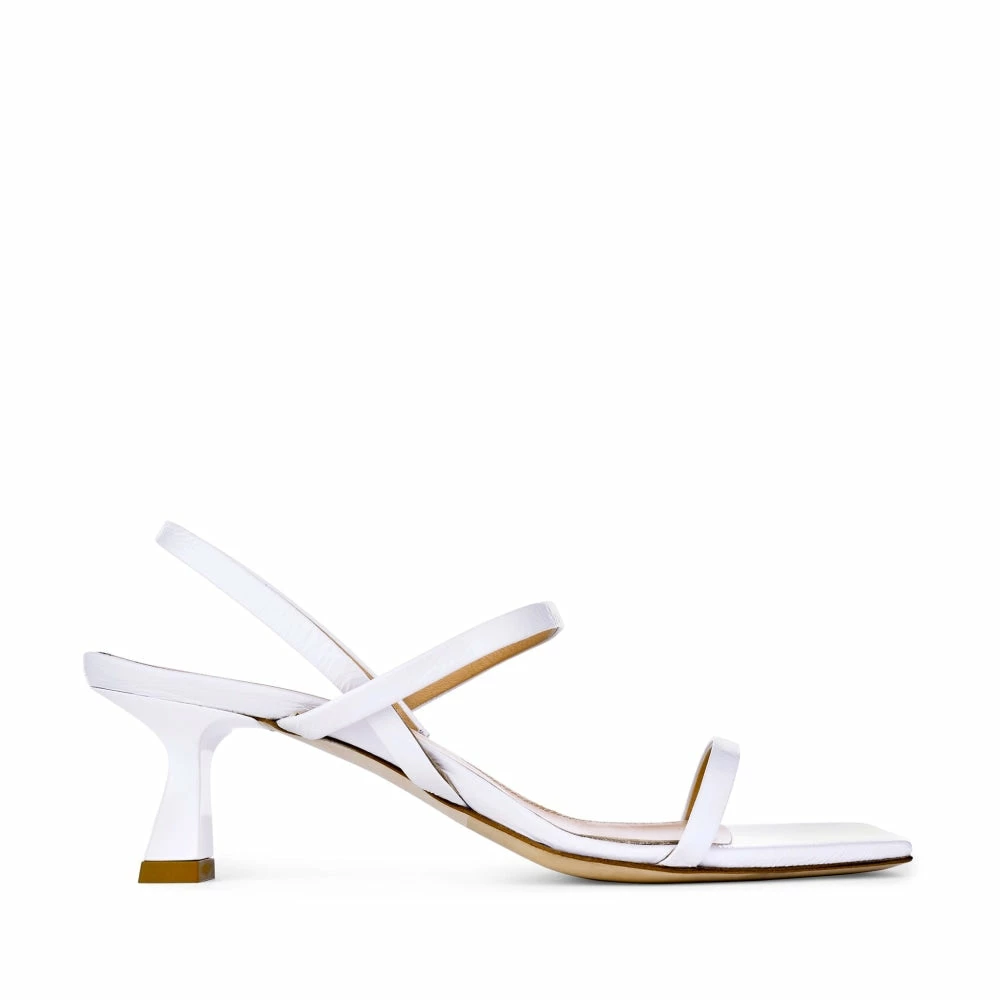 AKAADA Miya White Naplak Sandals 1 AKAADA Miya White Naplak Sandals
