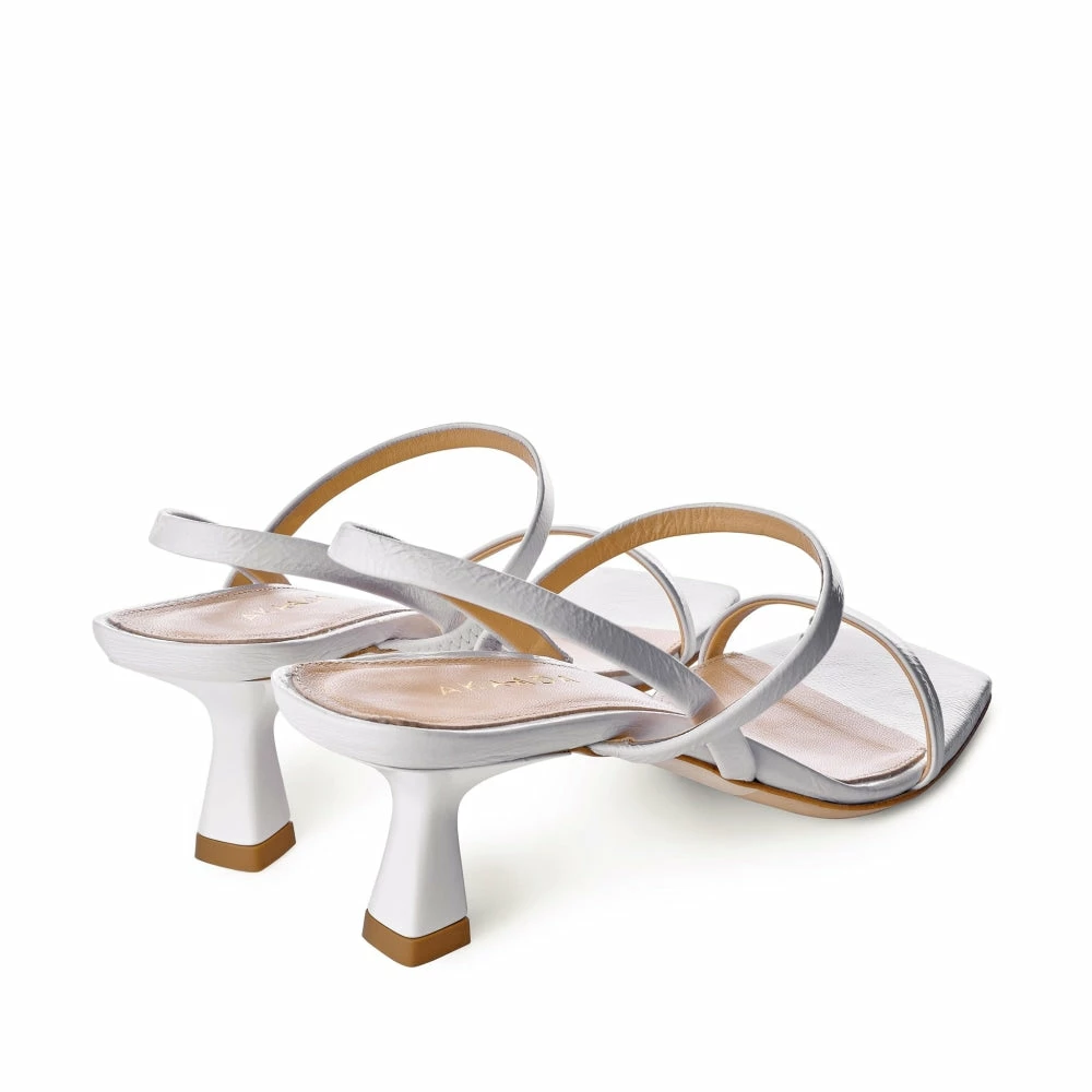 AKAADA Miya White Naplak Sandals 5 AKAADA Miya White Naplak Sandals