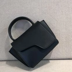 ATP ATELIER Montalcino Black Mini Handbag BAGS