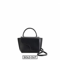 ATP ATELIER Montalcino Black Mini Handbag BAGS
