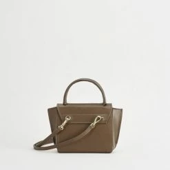 ATP ATELIER BAGS Montalcino Khaki Brown Mini Handbag